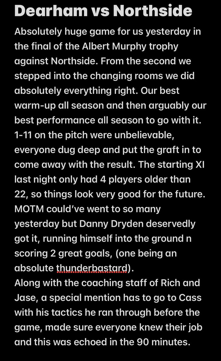 Dearham F.C tweet media