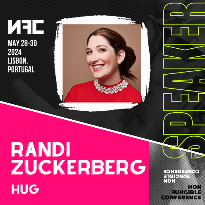 randizuckerberg's tweet photo. Who is headed to @NFCsummit in Lisbon? 🇵🇹

Come say hi to me 🫶

I'm so excited to share I'll be speaking at #NFC24 from May 28-30th. 

To celebrate, I've got a special treat for you! Use the code NFC24RANDI for 90% off your tickets 🎟️🔗⤵️ https://t.co/8VmVCHTmpQ
