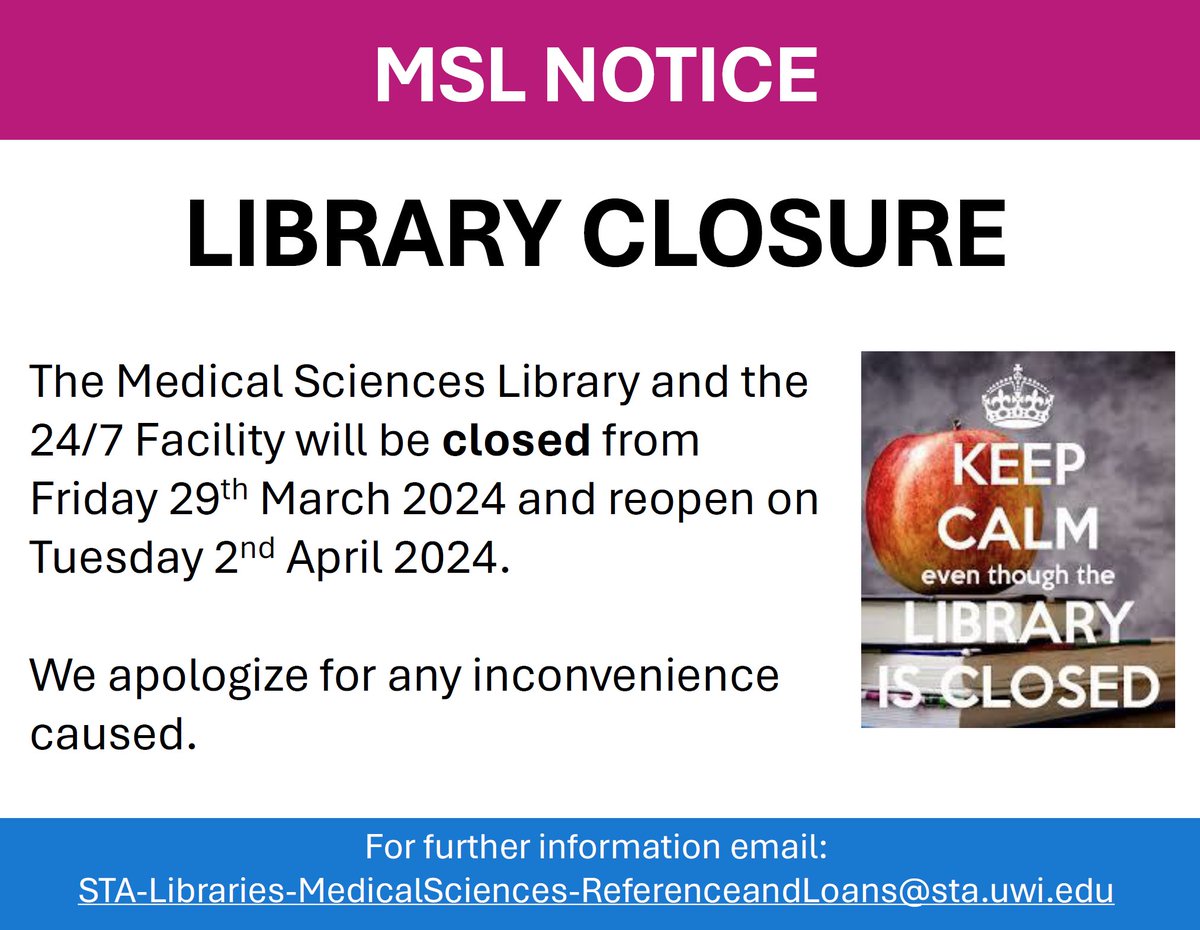 Faculty of Medical Sciences, The UWI, St Augustine (@fmsuwista) on Twitter photo 