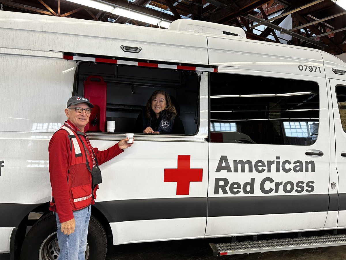KCBSRadio's tweet photo. Tune into KCBS Radio today for a special live broadcast from the American Red Cross in Alameda. We’ll have interviews throughout the day giving you information about Giving Day. Donate to support their Disaster Relief efforts at https://t.co/0fuPwFpjE0. #redcrossmonth https://t.co/Ow5MYuEJI4