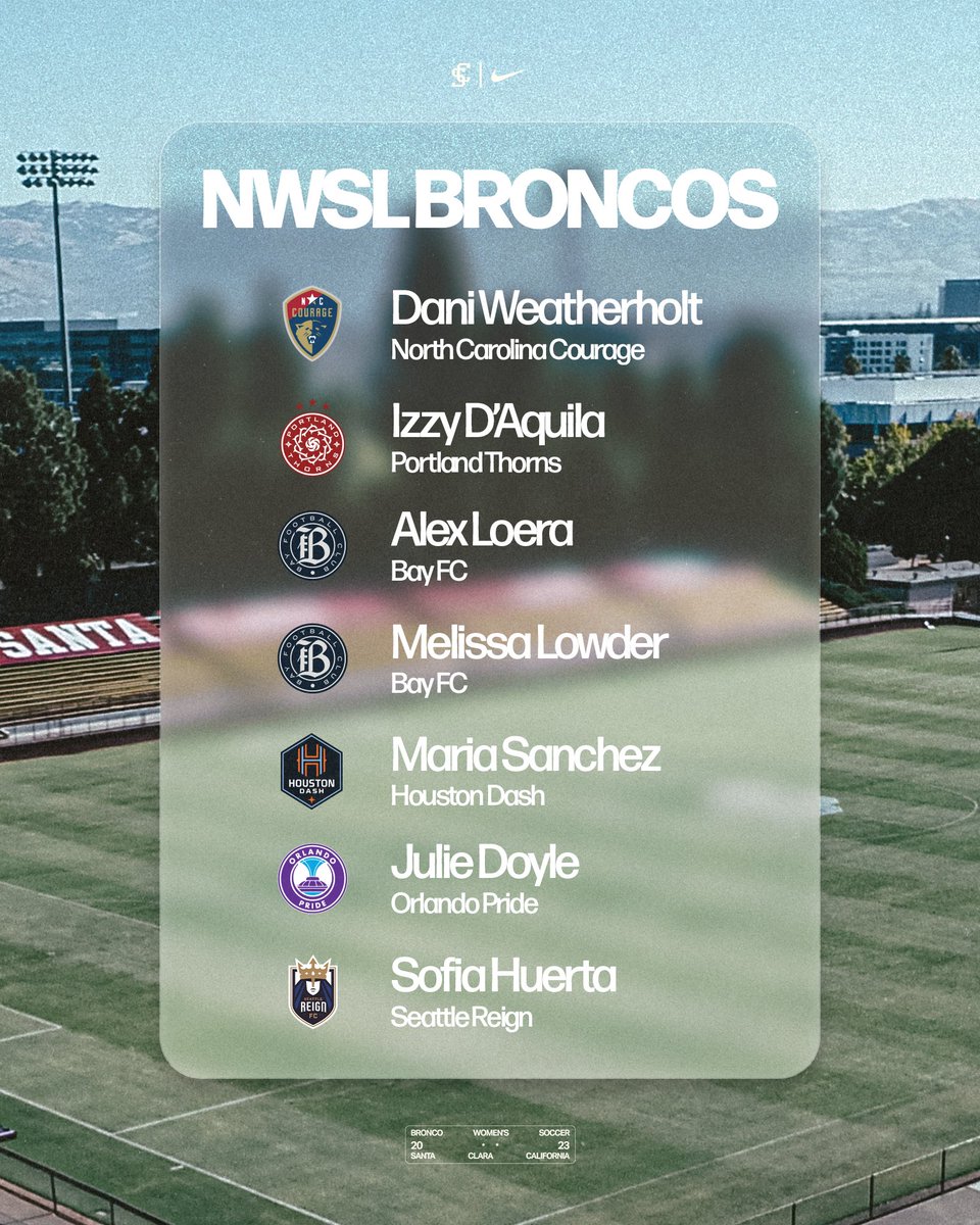 Good luck this season to all of the Broncos in the @NWSL! 🐴 ⚽ #StampedeTogether