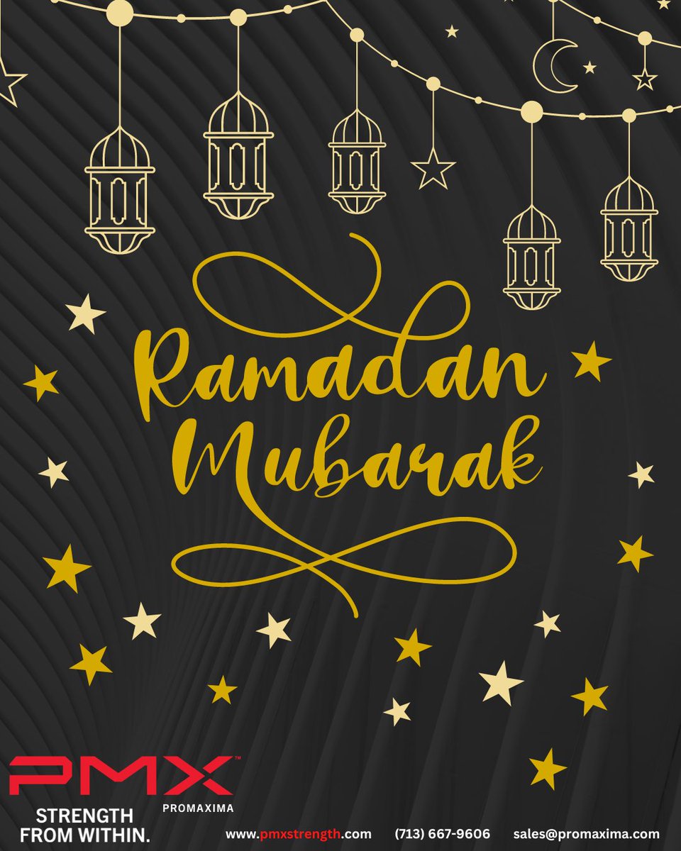 Happy Ramadan from PMX! 🌛 🕌 ⭐ #pmxstrength #Ramadan