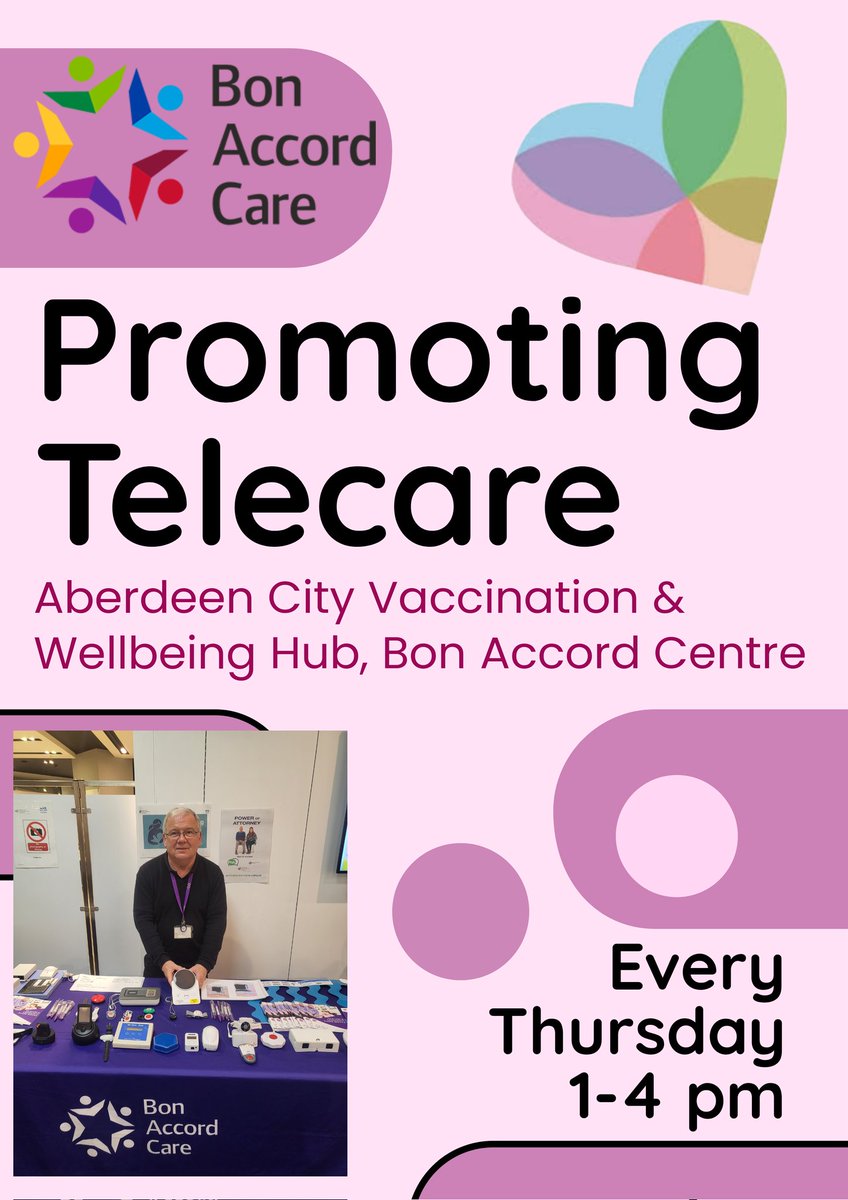 Thursday 28th March at the Aberdeen City Vaccination and Wellbeing Hub - Social Security Scotland and Bon Accord Care. Just walk in for a chat and support. @bonaccordcare @NHSGrampian @HSCAberdeen @SocSecScot