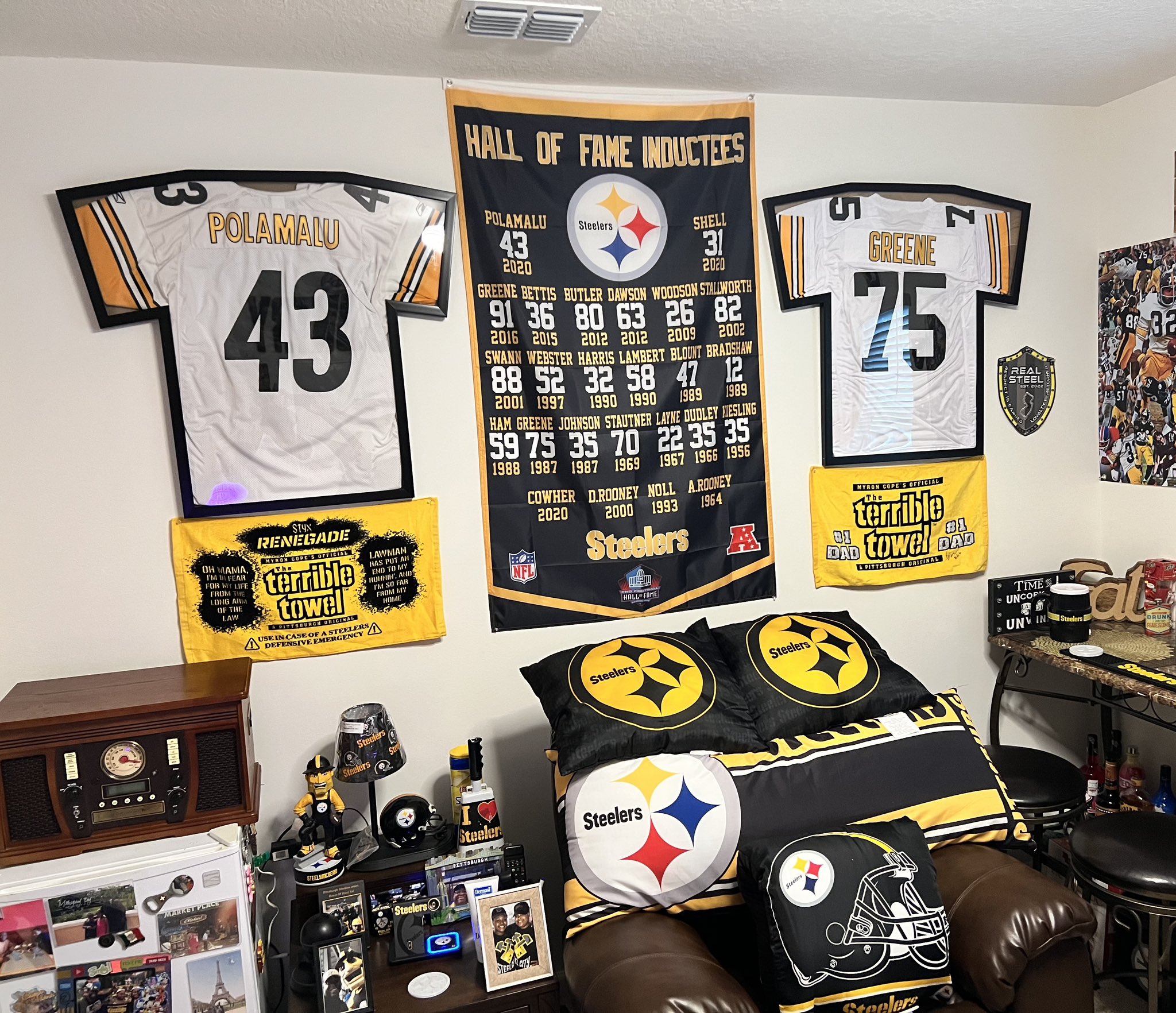Steelers Man Cave Sign Pittsburgh Steelers Man Cave Heritage Banner