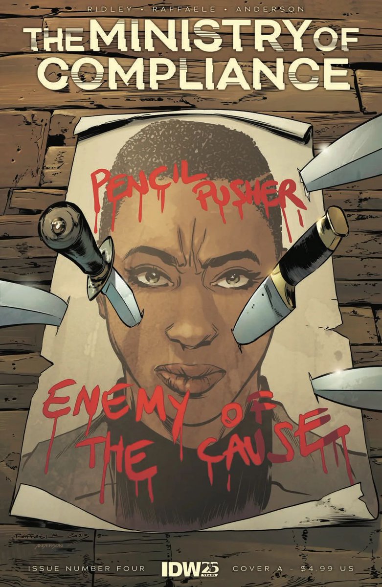 FINALLY #MinistryofCompliance is out and the twists and turns keeps going. One of the best miniseries out now #JohnRidley #IDW #StefanoRaffaele