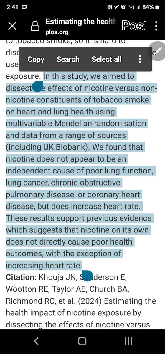 apathymiller's tweet image. Another study showing that nicotine without the smoke does NOT cause harms!
#VapingSavesLives #ImProof 
#TheDemonizationOfVapingIsAllAboutMoney 
journals.plos.org/plosgenetics/a…