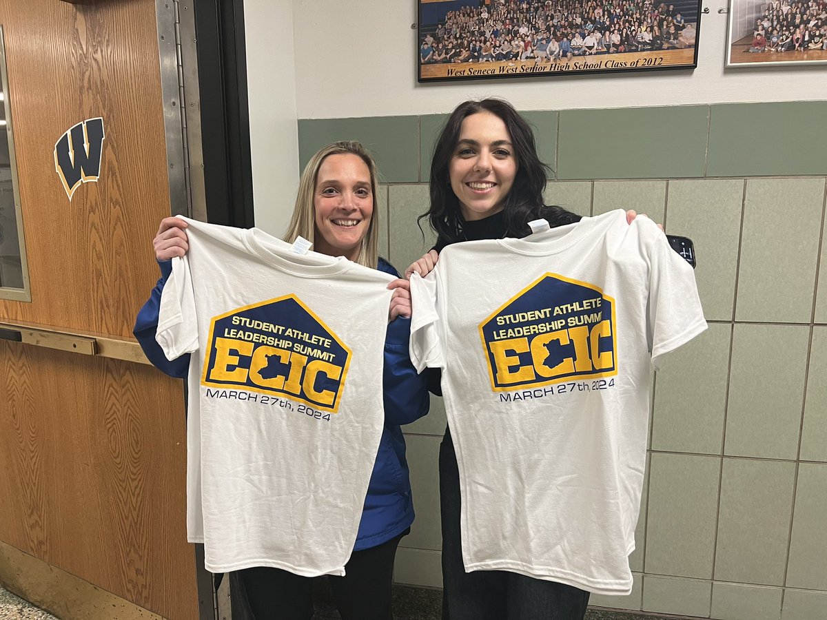 Leadership is a choice …. What a great day for student athletes from West Seneca and other local schools at the 1st ECIC Student Leadership summit !! Thank you @MissyWest25, @CoachCliffg, Kellie Pieter, and @ECICAthletics for this great experience. @WestSenecaCSD