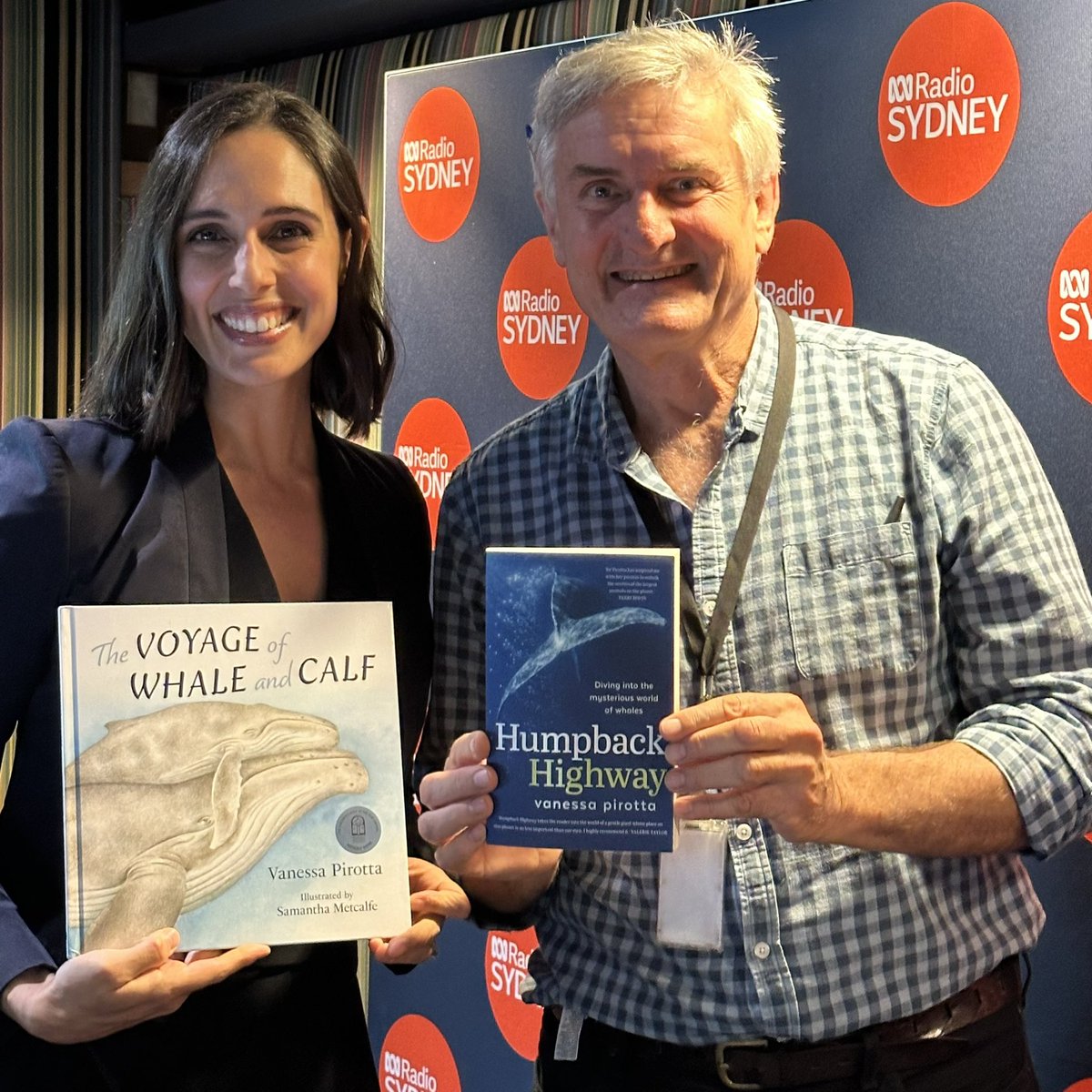 Always a delight speaking to @rgloveroz on @abcinsydney. Not only is he a legend, he has also written a glorious endorsement for my book! Join me at the book launch of Humpback Highway at the @seamuseum_ on Saturday 6th of April. eventbrite.com.au/e/book-launch-…