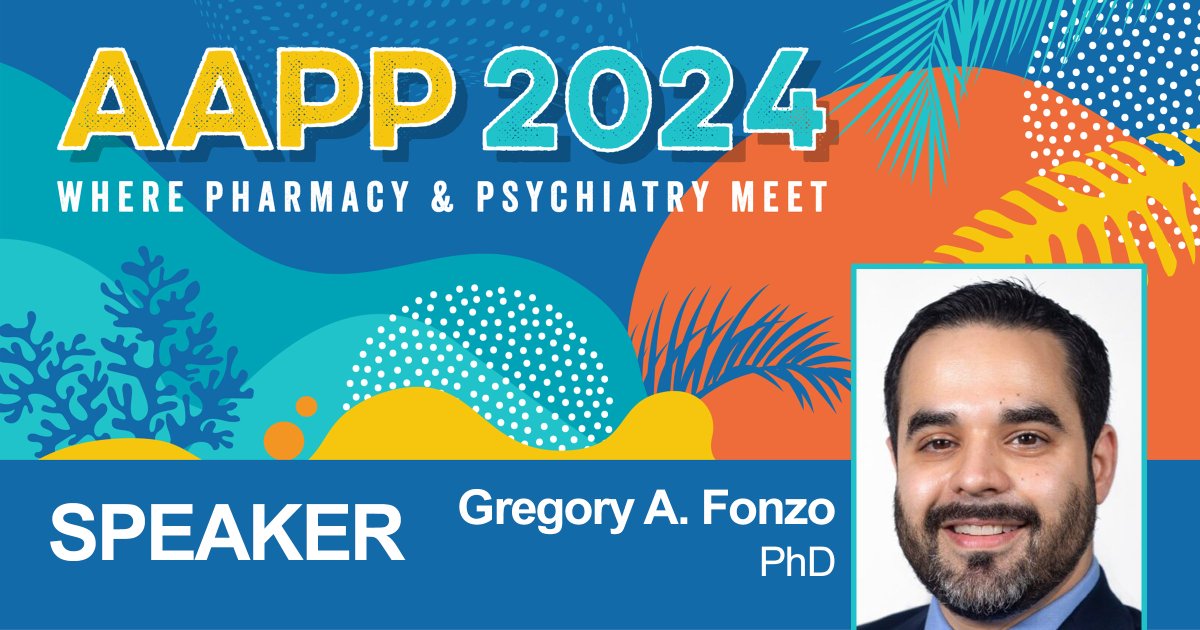 Day 3 of #AAPP2024 kicks off with a presentation on Psychedelics: Ethics and Real World Applications, presented by Greg Fonzo, PhD! Come learn about this important topic in Orlando or online. #psychpharmacy #pharmacy #acpe #bcpp #orlando #mentalhealth aapp.fyi/6f5