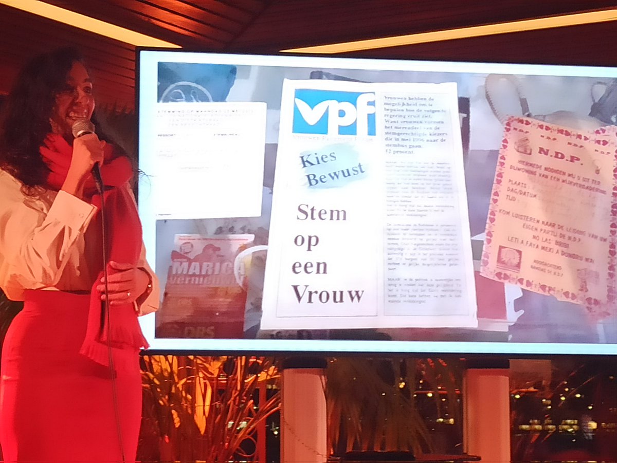FGaasterland's tweet photo. Lancering van de vriendinnenclub van 
@StemopeenVrouw. De geschiedenis en resultaten  in kaart gebracht door oprichtster @DevikaAkived &amp; inspirerend verhaal door @PloumenLilianne over het belang van financiering van gendergelijkheid. Wil je bijdragen? https://t.co/9jPjCQYzSr https://t.co/ISs4LiacGX