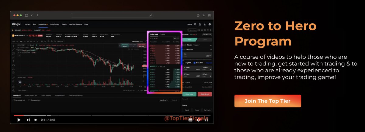 Zero to Hero Course Now Available on @WhopIO Tailored easy to follow videos to better your trading game📈 Limited Free Access Below🗣️ Signup Here👇 whop.com/top-tier-signa…