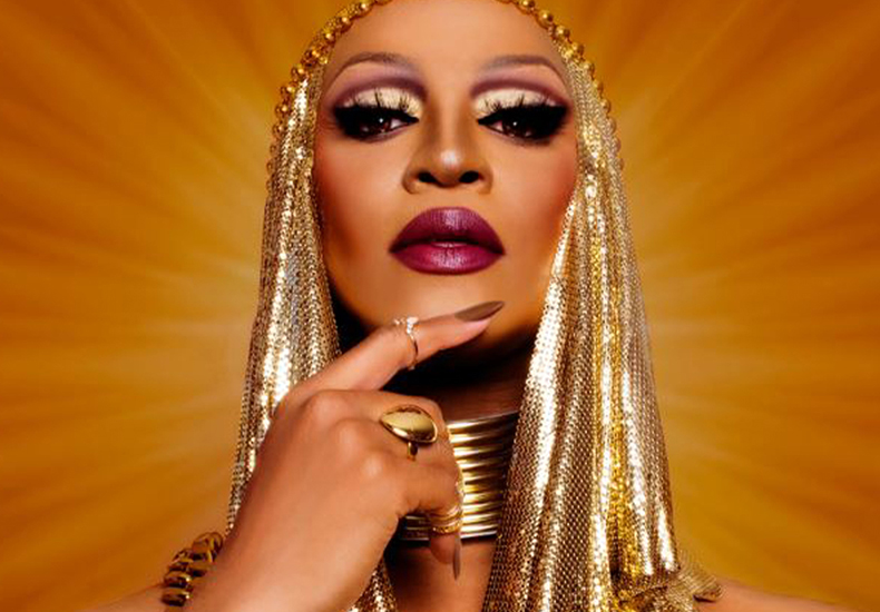 Tynomi Banks Solid Gold: An Evening with Drag Superstar Tynomi Banks Mar. 28 @ 8PM ow.ly/Qmtt50R3AYh Recognized best for her full production performances, Banks dominates a stage while radiating a powerful, but playful energy.