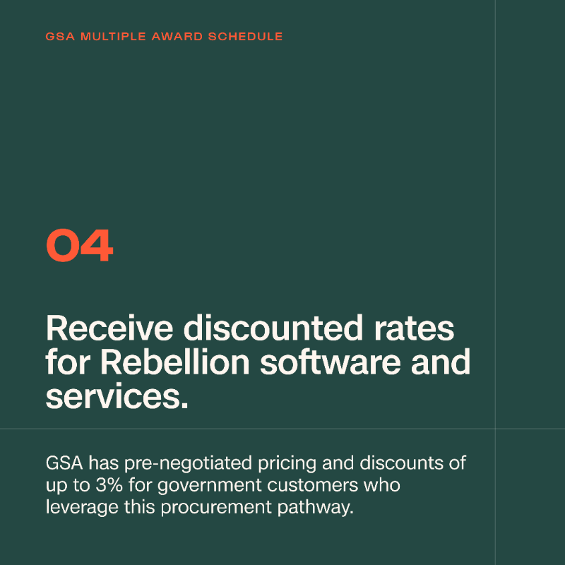 RebellionDef's tweet photo. Rebellion products and services are now on the GSA Schedule. But what does this actually mean? Swipe to learn more or read the full release: https://t.co/OmMswGa0Wh
#SoftwareDefinedDefense #NationalSecurity