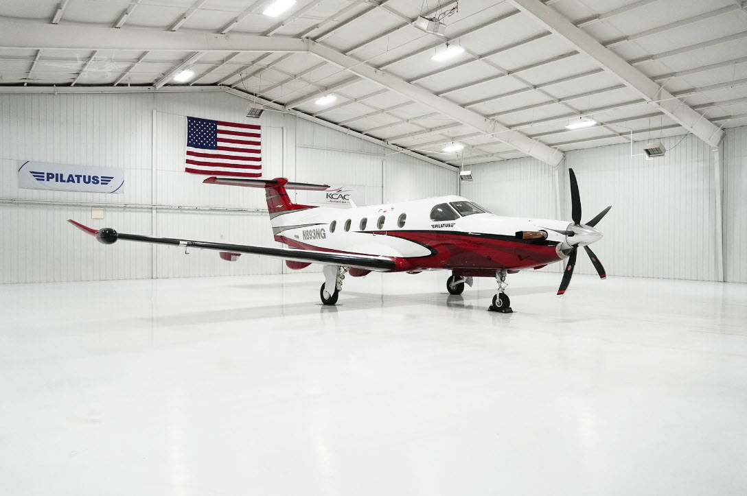 Controller's tweet image. 2019 Pilatus PC-12 NG

◼️ One owner
◼️ 2,489 hrs TT
◼️ Executive 6 + 2 Seat Configuration
◼️ BMW Interior Package - Cabin &amp;amp; Cockpit
◼️ Currently in Annual / 2,400 Hr. Inspection at KCAC
 
👀 View the listing: bit.ly/3TXt2mk

#Controller #aircraftforsale #turboprop