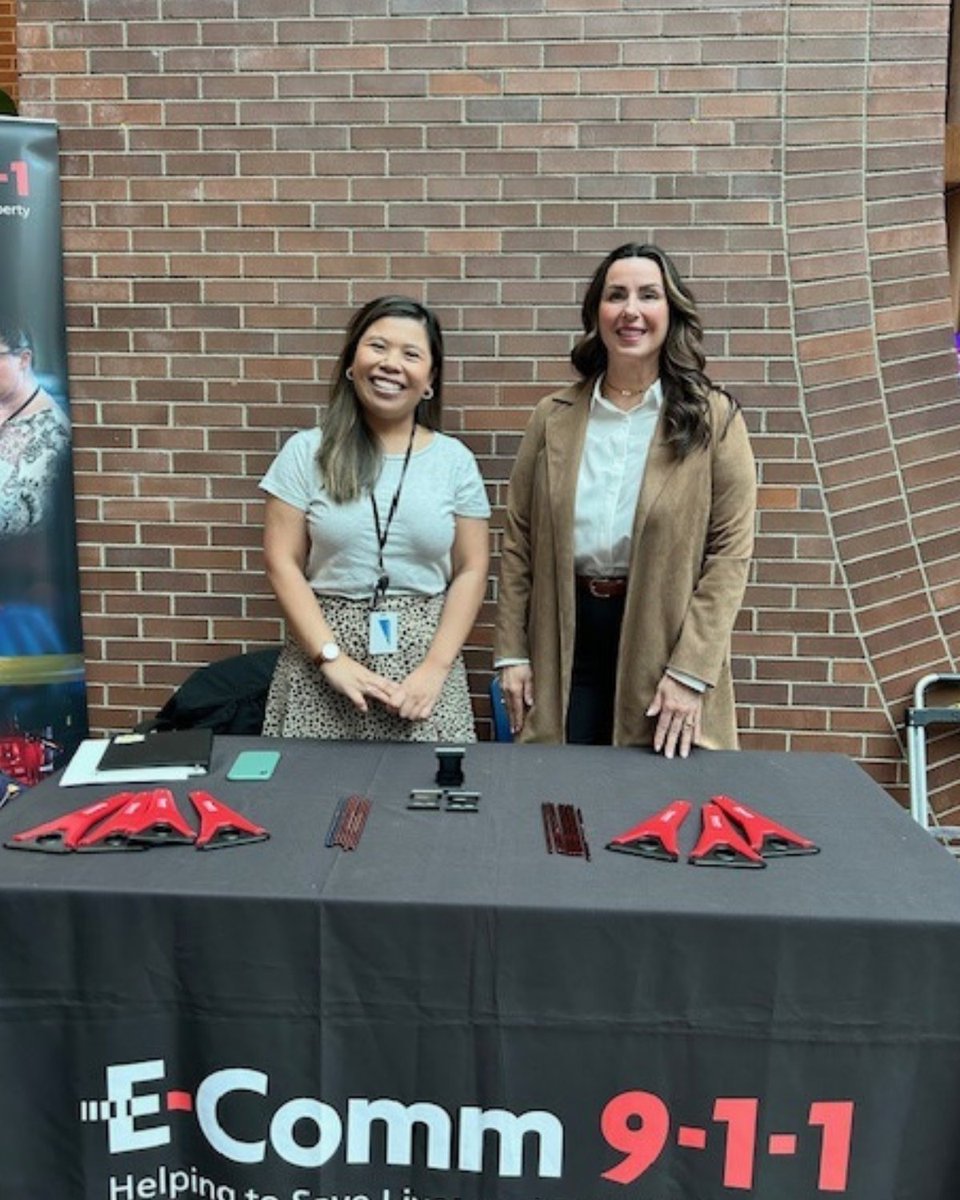 Our team recently participated in a career fair at the Justice Institute of British Columbia, sharing about the various career opportunities available at E-Comm 9-1-1. Interested in joining our team? Learn more: bit.ly/43x5LL7 #911BC