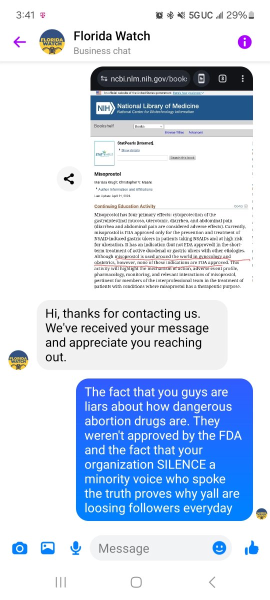 TheRepublicRose's tweet photo. @floridawatch Hey this company is lying to you and silencing minorities with opposing view. Here is the proof that the FDA didn't approve this for ABORTIONS https://t.co/oZ4QaZf2AK