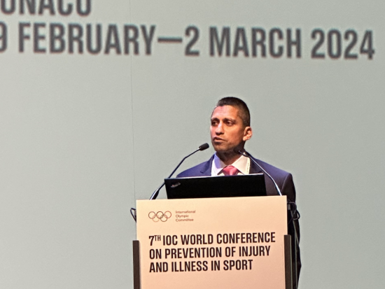 Our Chair @IrfAsif put the spotlight on UAB during his opening keynote at the IOC World Conference on Prevention of Injury and Illness in Sport! uab.edu/medicine/famil…