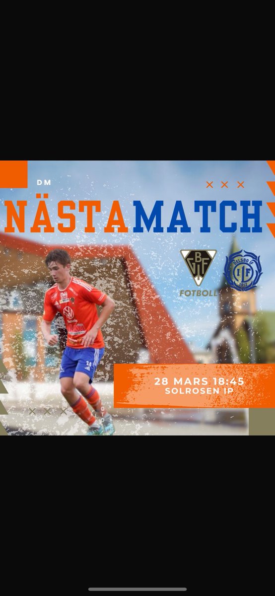 Sista gruppspelsmatchen i DM och genrep inför seriepremiären nästa helg när vi imorgon tar emot Delsbo hemma på Solrosen 18.45 🧡💙