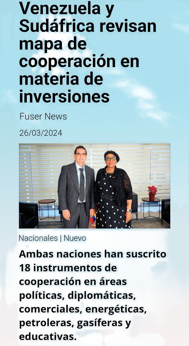 #LealesPorLaPaz #sergetti #Oriele #prelemi Hasta la fecha, ambas naciones han suscrito 18 instrumentos de cooperación en áreas políticas, diplomáticas, comerciales, energéticas, petroleras, gasíferas, juveniles, educativas, de seguridad y comunicaciones, demostrando así un