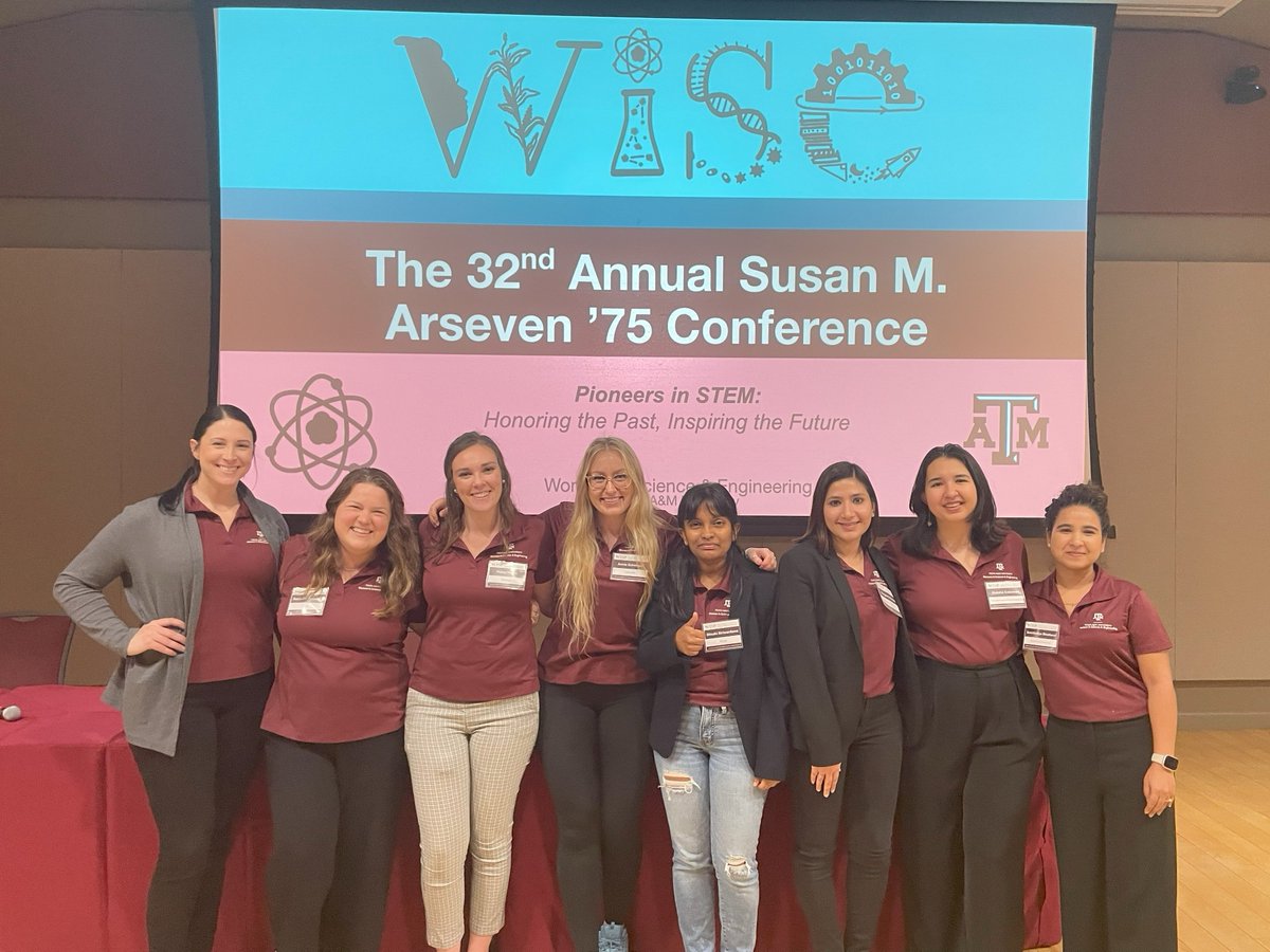 wise_tamu's tweet photo. The 32nd Annual Susan M. Arseven '75 Conference was a major success!🎉
We are grateful to be surrounded by such an incredible community to learn more about science, industry, and entrepreneurship!
A big thank you to the Texas A&amp;M Good Bull Fund and the Office of the President. https://t.co/DiOVnTpvMm
