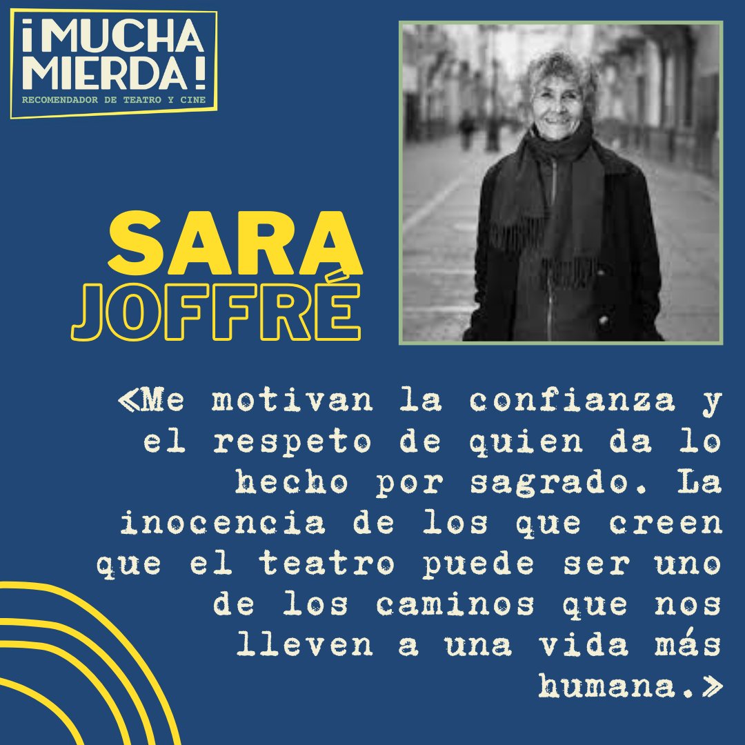 [DÍA MUNDIAL DEL TEATRO] Celébrenlo yendo al teatro, leyendo teatro, escribiendo teatro, valorando su comunidad de artistas, conociendo a sus dramaturgos, forjando #TeatroPeruano desde todos los flancos y pilares. Y pasen la voz porque "hay que dejar testimonio", como dijo Sara.