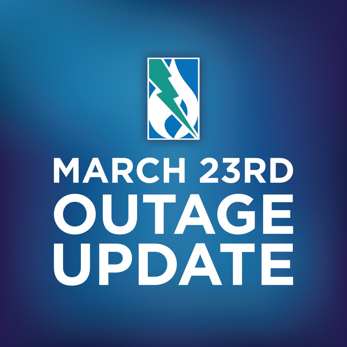 After an extensive investigation into the cause of GUC's 3/23/24 power outage, we believe a fault on a transmission line turned off power to roughly one-third of our electric customers. More details…