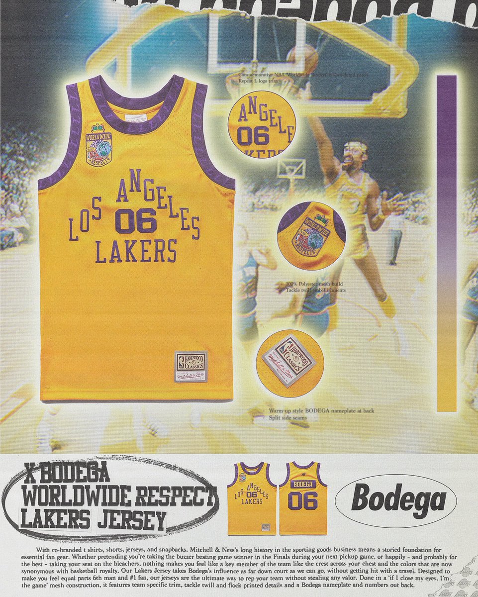 Lakers x Bodega concept Ad
