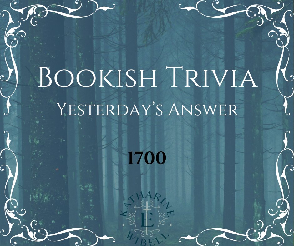 Trivia Time: Yesterday’s Answer
During what century was John Milton's Paradise Lost written?
Did you get it right?
#Katharineewibell #triviatime #trivia #triviaanswer #bookish #book