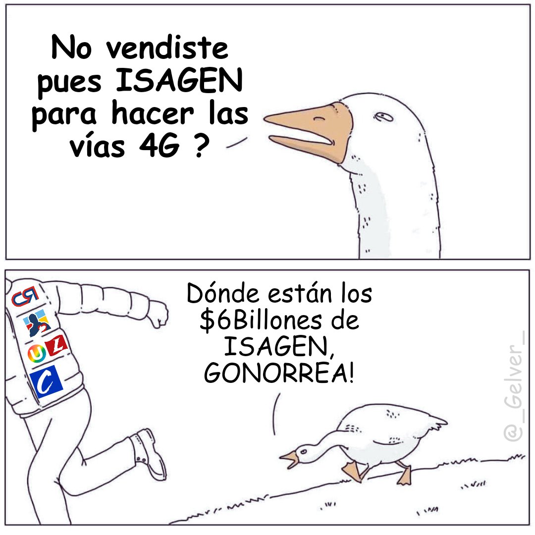 _Gelver_'s tweet photo. Colombia, sin ISAGEN ni vías 4G https://t.co/d1P4aLMzKf