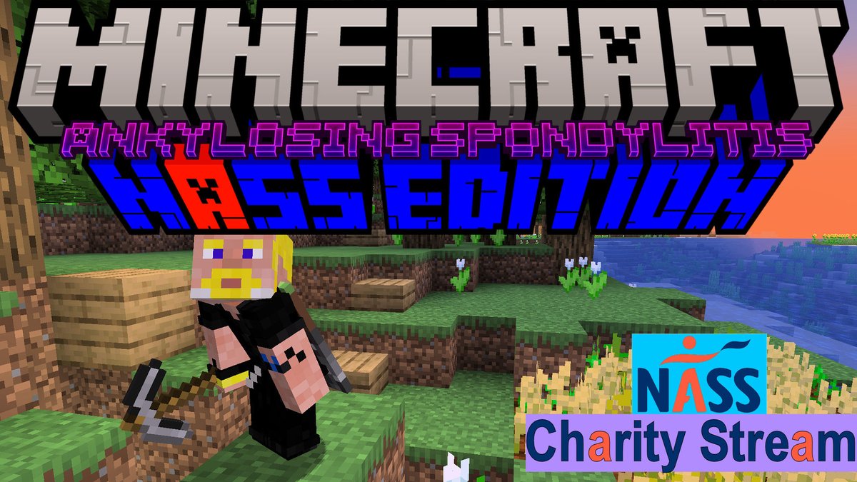 flazzerty's tweet photo. Taking on Minecraft with AS challenges!
Join my charity stream for @NASSexercise & learn about Ankylosing Spondylitis! Donate, share, and let's raise awareness! LIVE NOW! https://t.co/yYCTxwQSO5
#Minecraft #CharityStream #AS #Flazzerty https://t.co/nLliZwTPHI