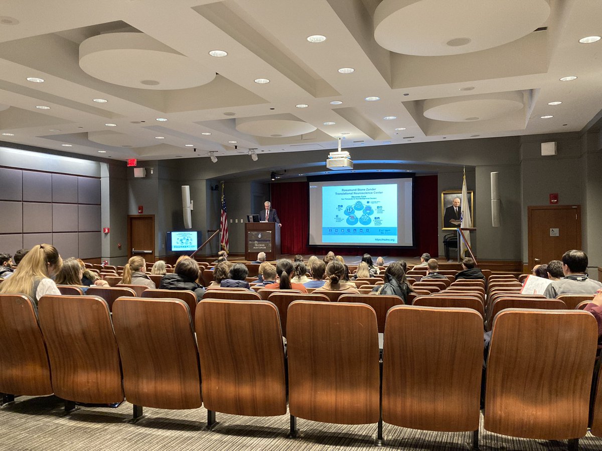 Dr. Mustafa Sahin @sahin_m, Director of the #RosamundStoneZander #TranslationalNeuroscienceCenter, delivers an inspiring lecture on #neurodevelopmentaldisorders #neurogenetics #intellectualdisability #autism #epilepsy #research #translationalmedicine @iddrc_bch @BCHNeuroRes