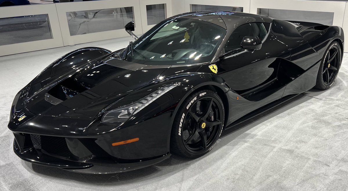 advantastar's tweet photo. You have to visit the 2024, New York Auto Show if you’ve never seen a LaFerrari. #NYIAS https://t.co/b7WuD2bEAS