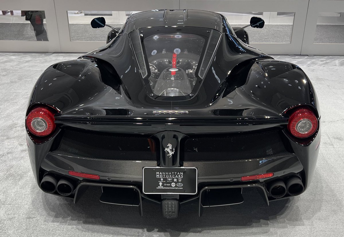advantastar's tweet photo. You have to visit the 2024, New York Auto Show if you’ve never seen a LaFerrari. #NYIAS https://t.co/b7WuD2bEAS
