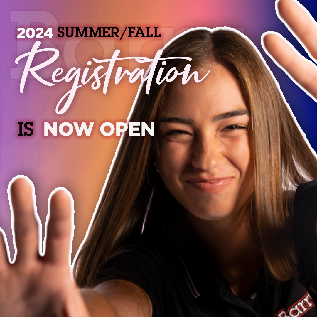Embrace the journey ahead! 🌟 Summer/Fall 2024 Registration is now OPEN. Secure your spot and get ready for a semester full of opportunities, challenges, and growth. Let's make it unforgettable together!