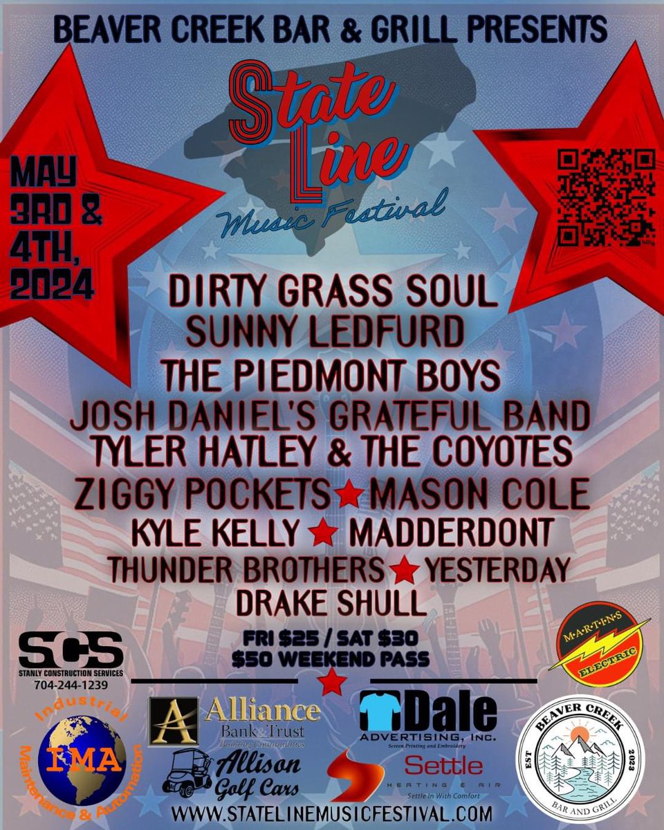 masoncolemusic's tweet photo. Stateline Music Festvial🤘
Get your tickets now!
@DirtyGrassSoul 
@SunnyLedfurd 
@ThePiedmontBoys 
John Daniel’s
@TylerHatley 
@ZIGGYPOCKETS 
@masoncolemusic 
@kylekellymusic 
Madderdon’t
Thunder Brothers
Yesterday
@drakeshull 

#whothehellismasoncole #slmf https://t.co/oIV00ZyyrH