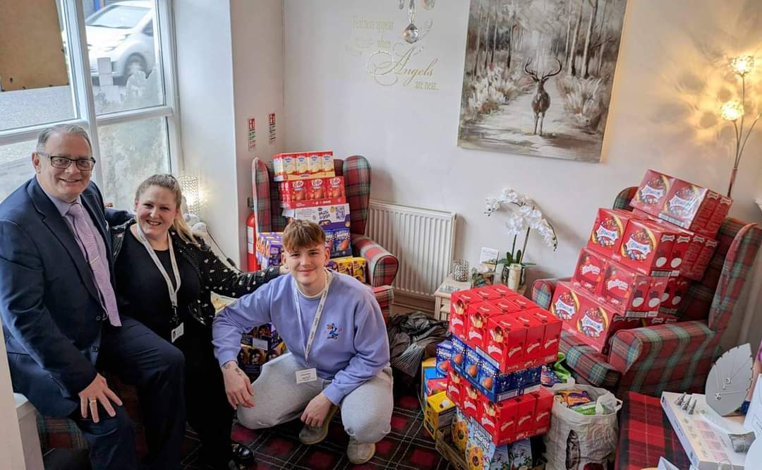 This fantasic business provide the magic again!  Stacey and Harry collected a fantastic donation of Easter eggs from Ian and his team, donated by the wonderful people of Kirkcaldy. Thank you to everyone who donated and to Ian Johnston  and team for organising and collecting.