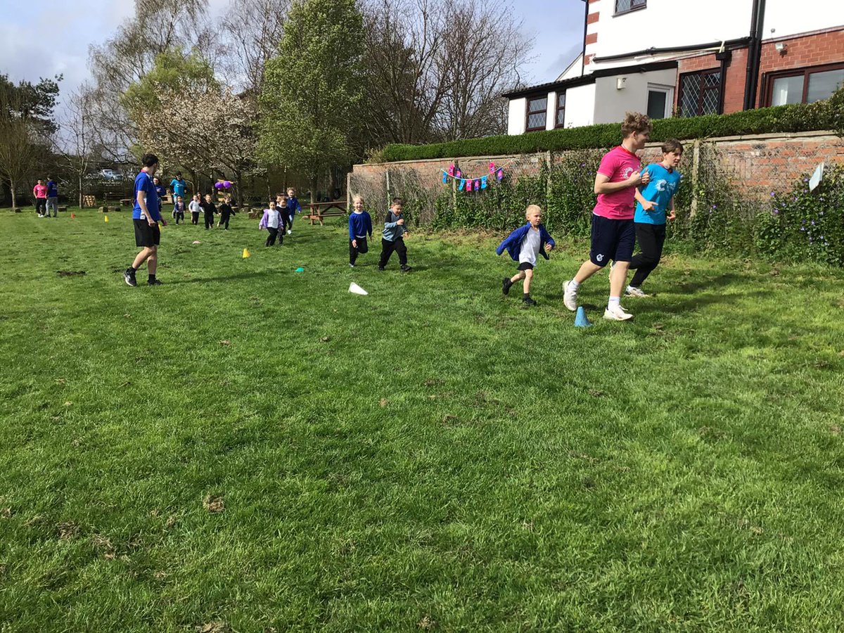 TheMeadowsPS's tweet photo. A sponsored fun run today in aid of Cancer Research. Thank you to all for their sponsorship money. We’ve raised over £1000 &amp; the money is still rolling in!
Huge thankyou to Matt and the sports ambassadors from @SBLAcademy for helping. Well done to everyone who took part 🏃🏼‍♂️ ⭐️ 🎉 https://t.co/y2jyjmAMKX