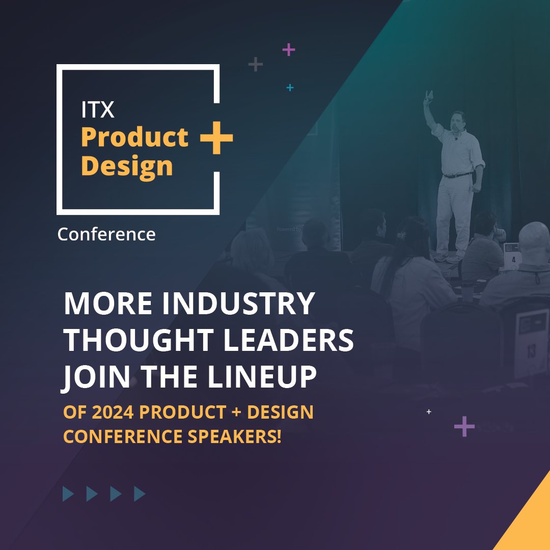FOUR new speakers join the 2024 Product + Design Conference lineup!

Check out the link to see who's coming: bit.ly/4976DqO