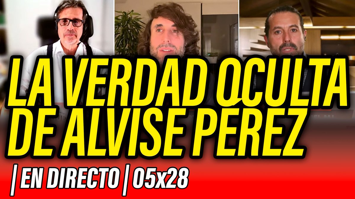 ¿Crees que ahora hay más libertad de expresión que antes? Entra ahora mismo a un #directazo que huele a censura: LA VERDAD OCULTA DE ALVISE PÉREZ 🔴 youtube.com/live/-9N_SfD1l… #LaReuniónSecreta siempre ¡Sin Anestesia! 🤫⛔️