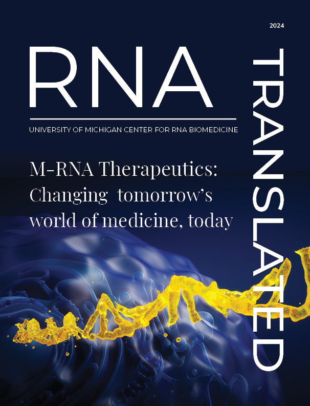 RNA Translated 2024 is here! We are pleased to announce the publication of our latest issue of the @UMich Center for RNA Biomedicine annual magazine and brief report. View and download a digital copy at rna.umich.edu/rna-translated… #UMichRNA #UMichRNATx @RNA_Therapeutic @RNASociety