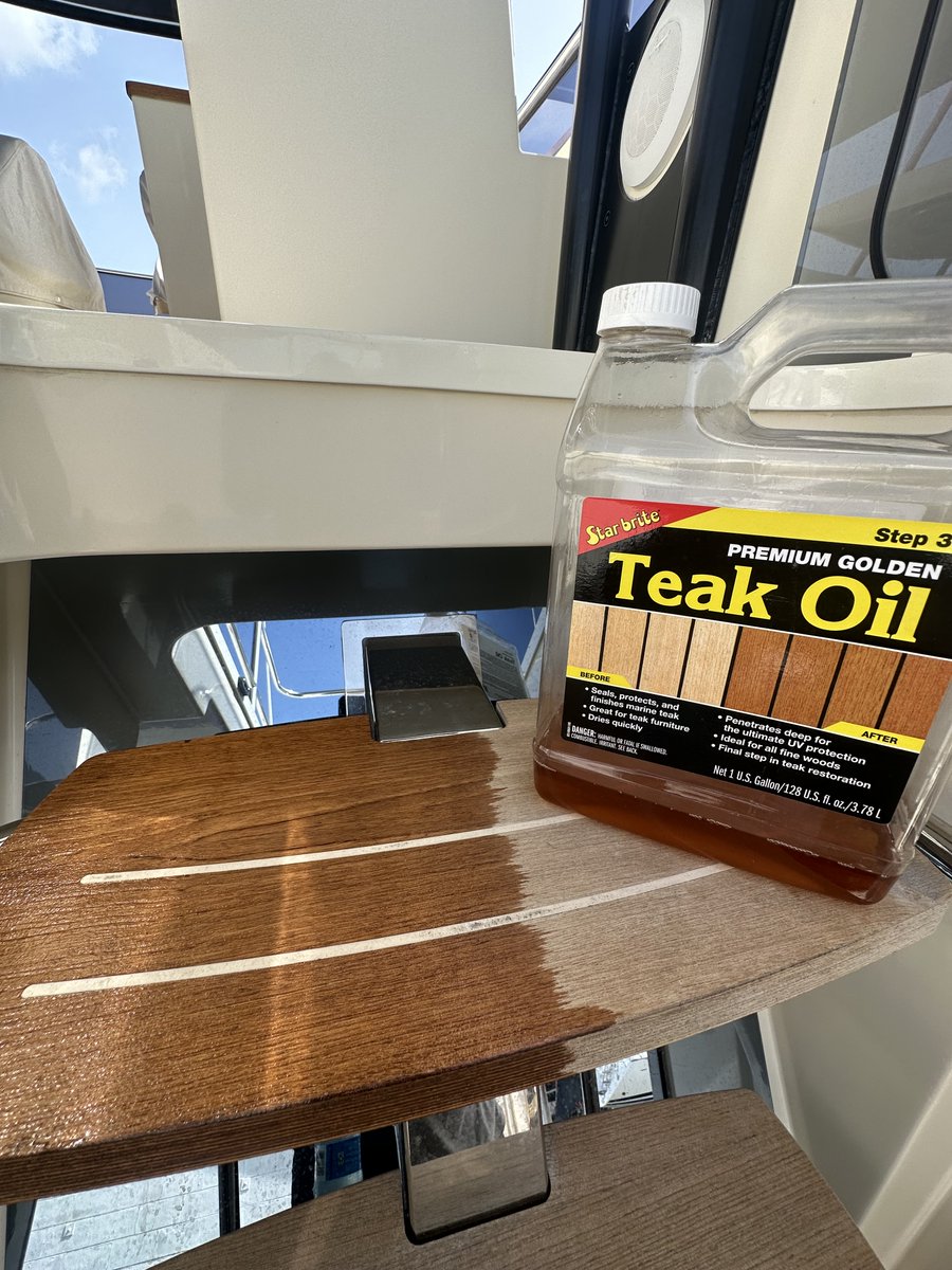 Spring has sprung, and so should your boat's luster! Use Star brite Teak Oil to enhance the natural beauty of your woodwork.

#StarbriteSolutions #BoatCare