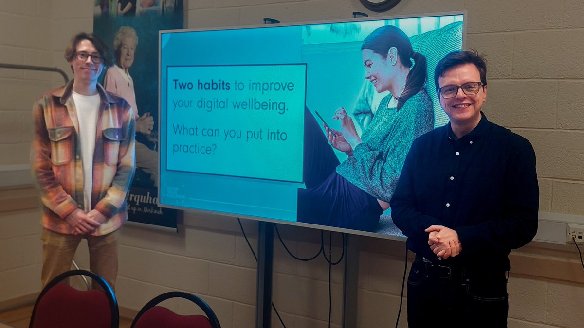 Today we’re in Inverness! Another successful course, and great to meet new learners from across the city who were keen to learn ways to reset their relationship with tech. @UnionLearning