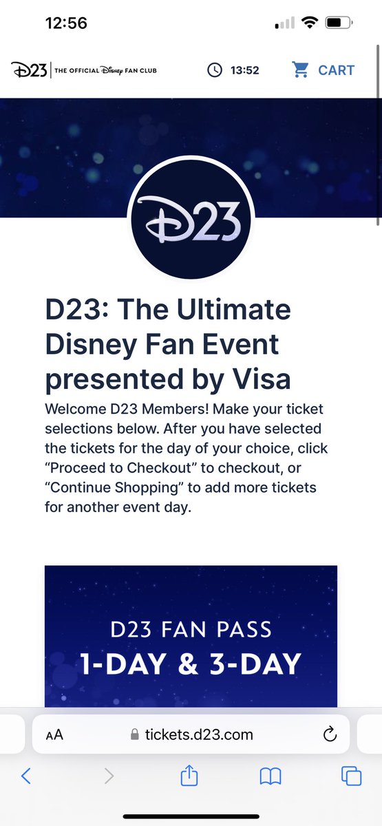 juncem's tweet photo. @DisneyD23 Can’t click on anything, just like yesterday https://t.co/Iml3XYtgco