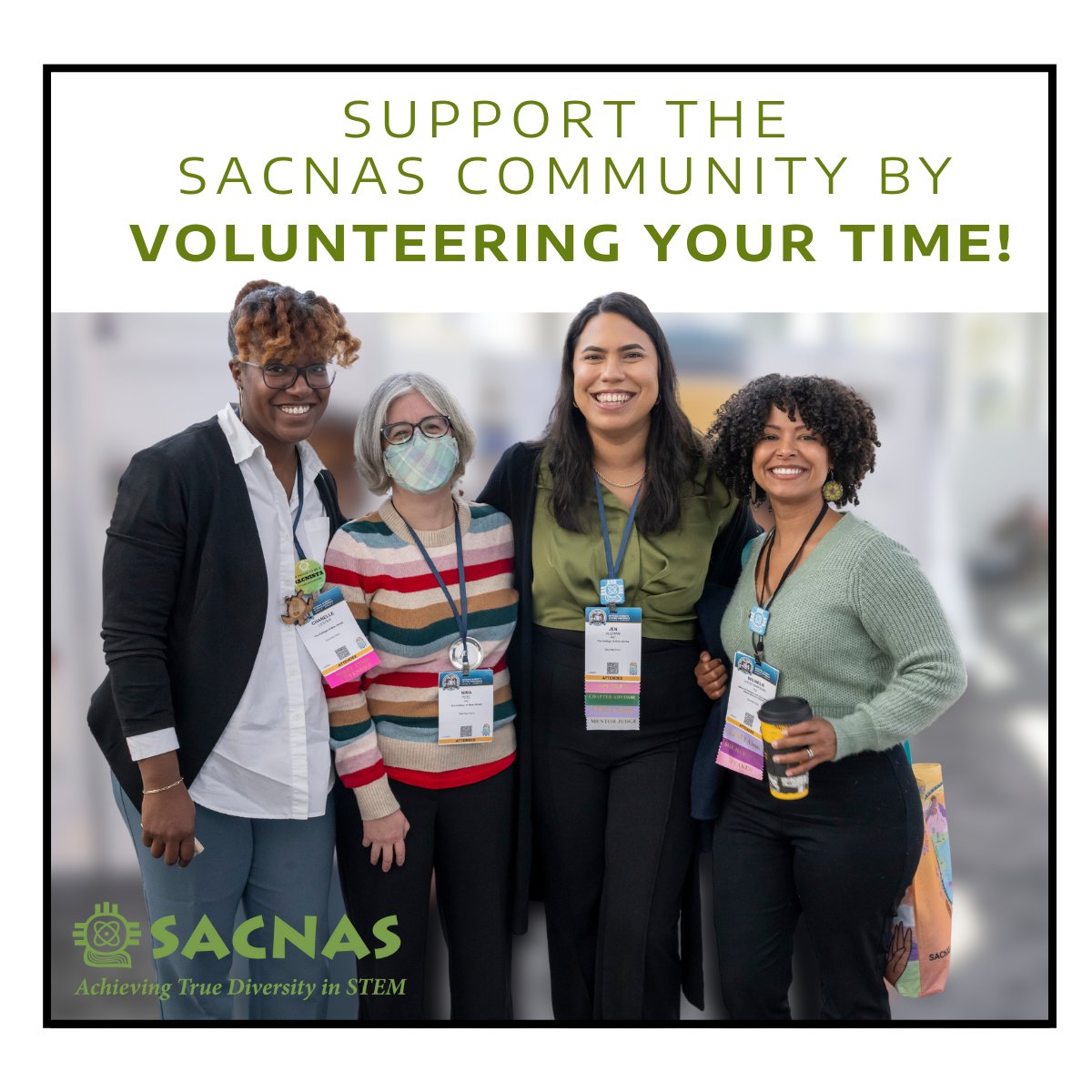 Support the SACNAS community as a volunteer! By serving as a reviewer for Travel Scholarship applications, Session Proposals or Research Presentation Abstracts, you can make a difference from the comfort of your home & empower the future of STEM. Visit link in our bio to sign up.