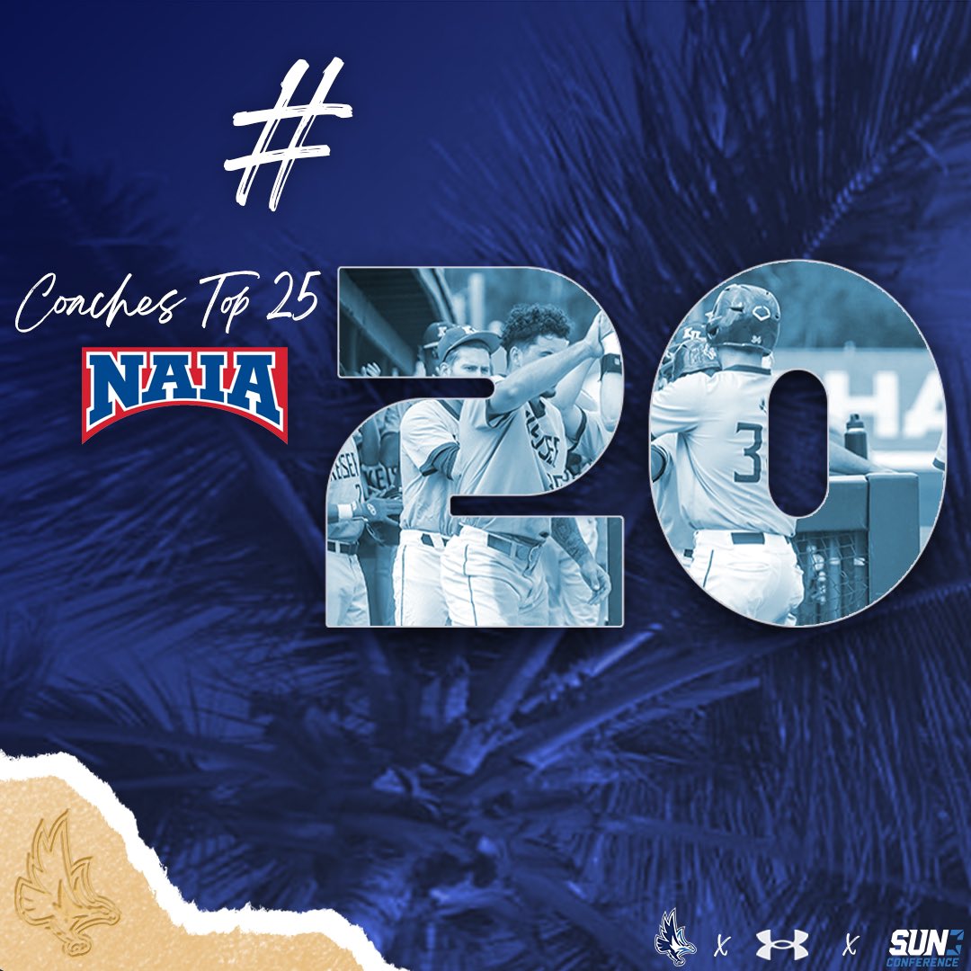 Seahawks ranked No. 20 in the latest @playnaia poll. ⚾️🦅🔵⚪️
