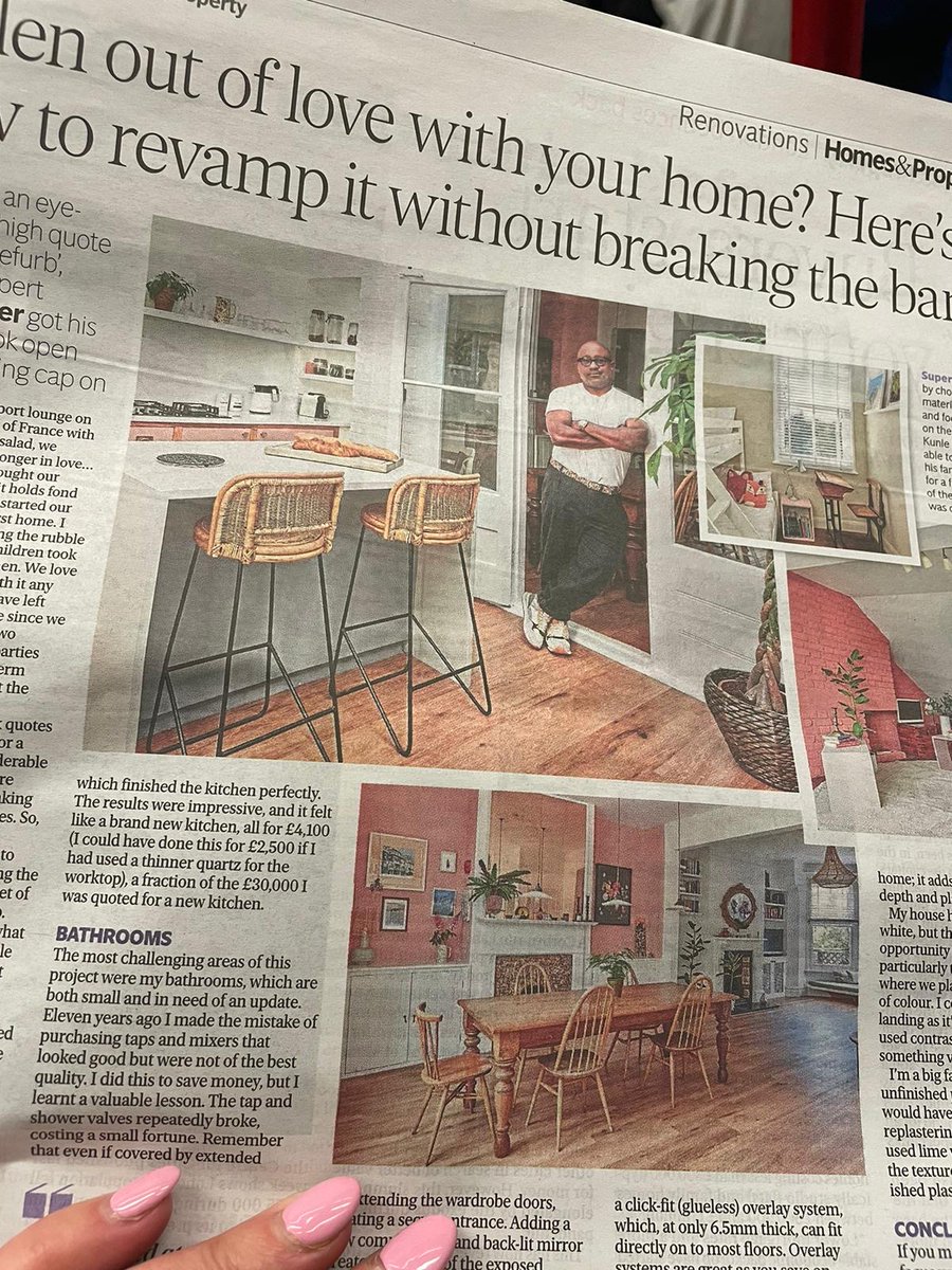 In the Evening Standard tonight - “How to fall back in love with your home.” . . . . . #architecture #interiors