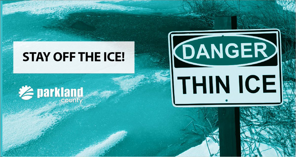 Danger: thin ice! The recent warm weather means that ice is melting on water bodies. Even if ice measures the right thickness, thawing and refreezing during spring weaken the ice vertically. For your safety, please stay off the ice.