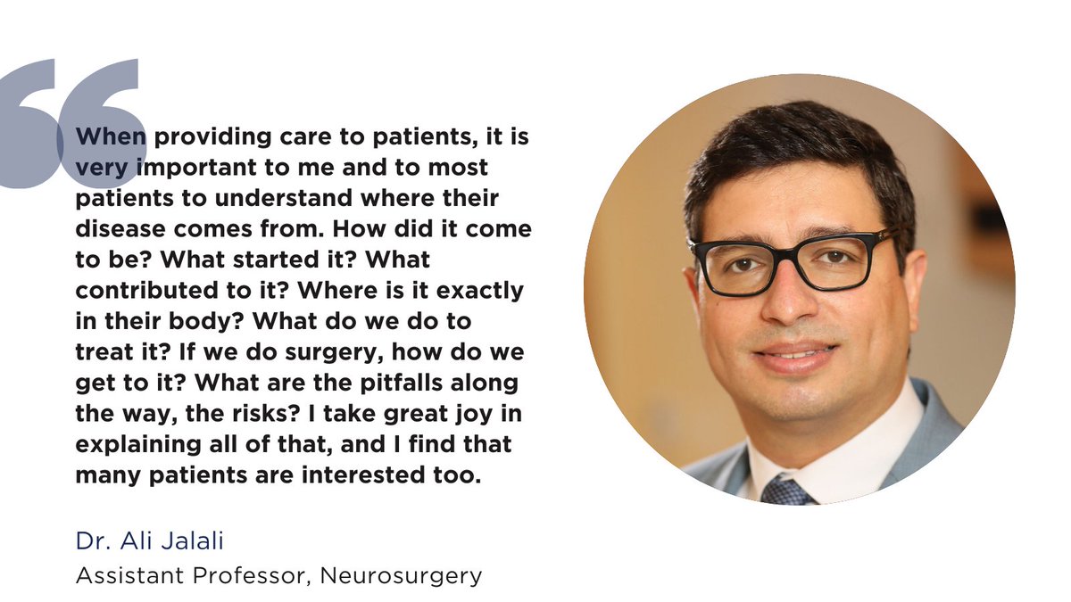 Dr. Ali Jalali shares what is most important to him when it comes to patient care. #BCMFaculty #DoctorsDay