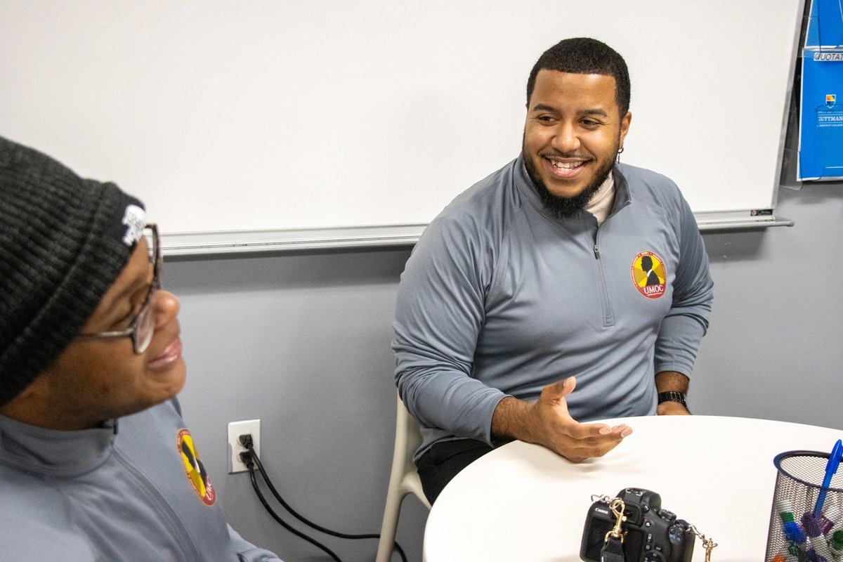 GuttmanCC's tweet photo. Our United Men of Color (UMOC) program provides an inclusive space where men of color, in particular, can receive academic support and mentoring. Part of @cunybmi, members participate in activities to build character and community. 
#menofcolor #studentsupport #collegesuccess https://t.co/qDB75WM2xF