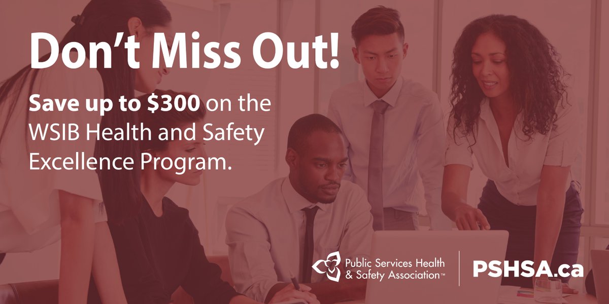 🚨 Only a few days left, don't miss out! #Save up to $300 on the @WSIB #HealthAndSafety Excellence Program with PSHSA. Register before April 1, 2024, and join the program at a reduced rate. Learn more: bit.ly/3JfH38N